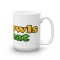White Glossy Mug with BowlsChat Logo - 15oz